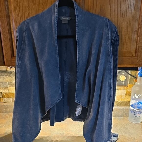 Natural Reflections Jackets & Blazers - Natural Reflectionss Dark Blue  Jacket